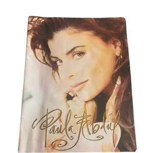 Vintage Paula Abdul Under My Spell Tour Concert Book Program Large